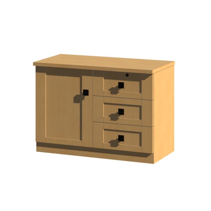 Hudson Tallboy 3 Drawer