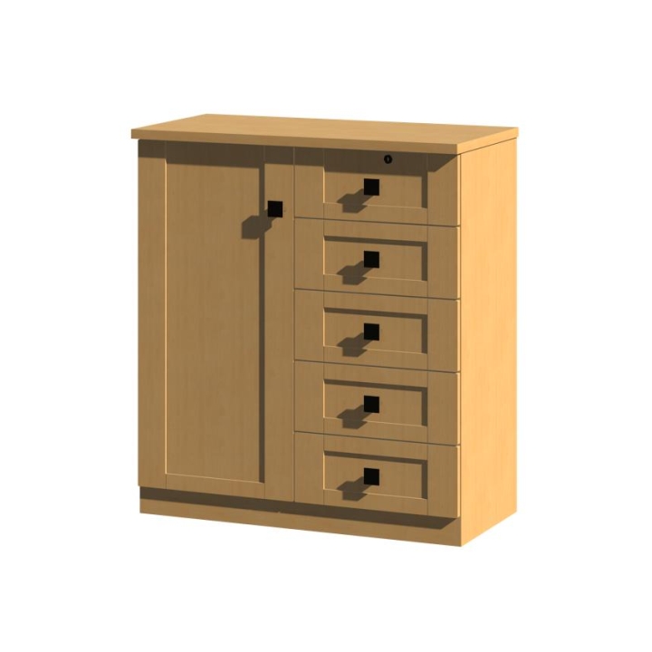 Hudson Tallboy 5 Drawer