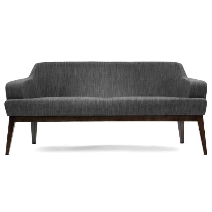 Lucia Compact 3 Seater Sofa with Timber Base