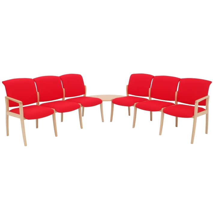 Malham Modular Seating 3 Seat Corner Unit End Arms with Table