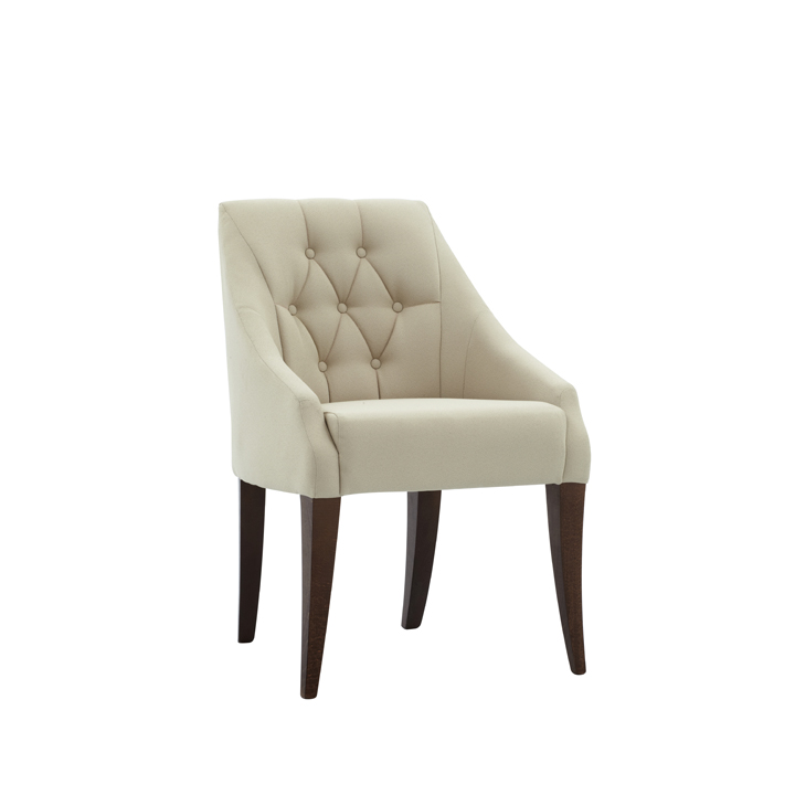 Panama Upright Chair with Button Back