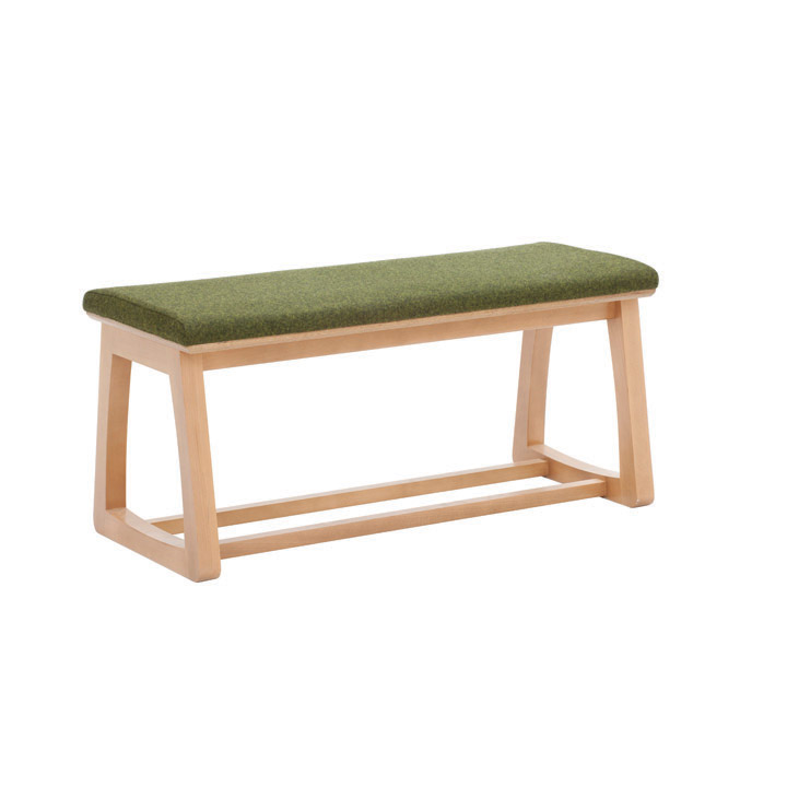 Slide 2 Seater Bench Upholstered Top