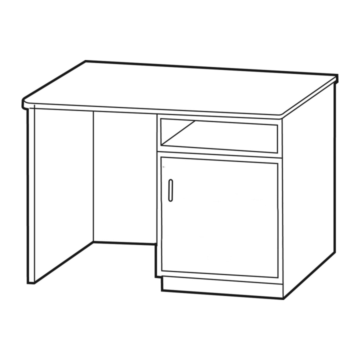 Davis Dressing Table with Cupboard