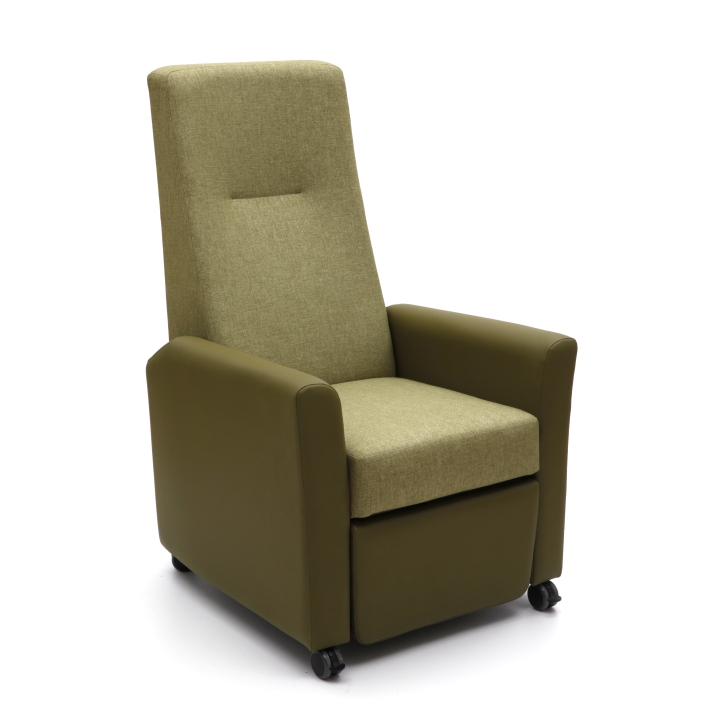 Jasmine Manual Recliner with Heavy Duty Castors