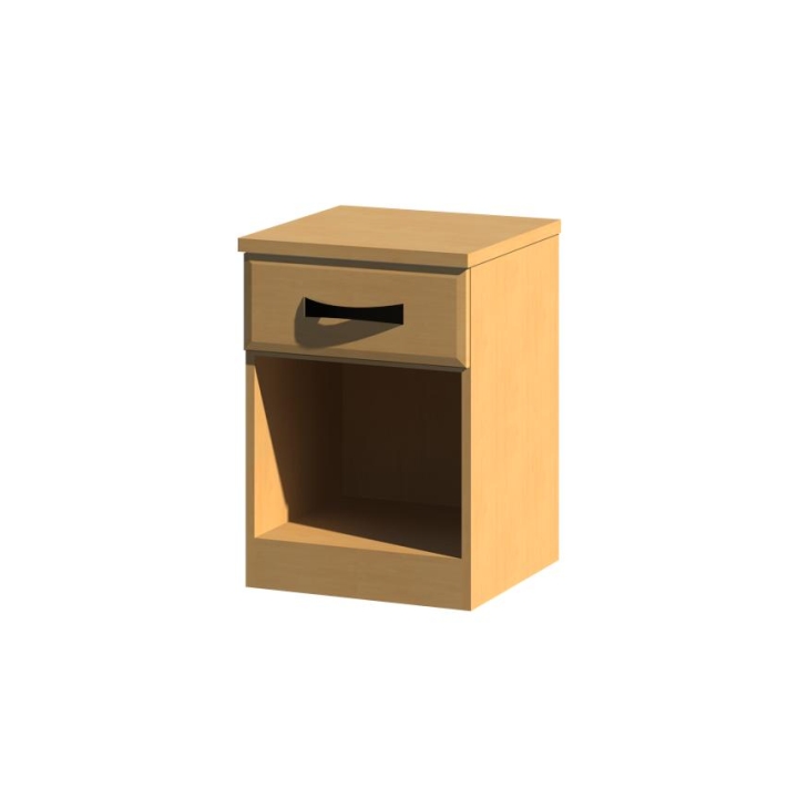 Scotia 1 Drawer Open Bedside Cabinet