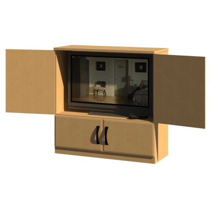 Scotia Tall TV Unit with Doors