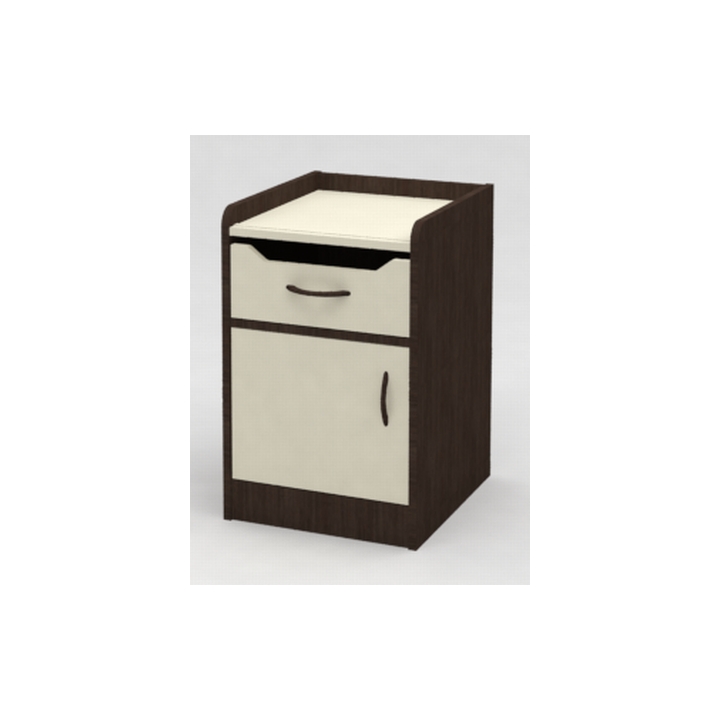 Caspia 1 Door 1 Drawer Bedside Cabinet