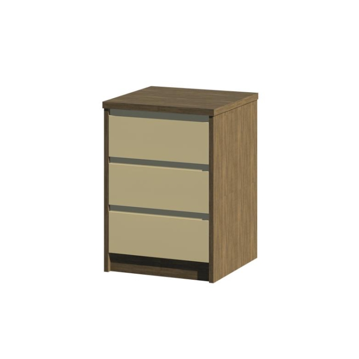 Koro 3 Drawer Bedside Cabinet