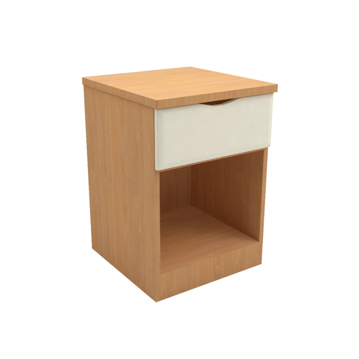 Scotia Extreme 1 Drawer Open Bedside Cabinet