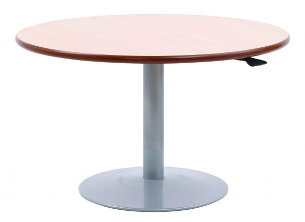 Windsor Circular Adjustable Pedestal Dining Table